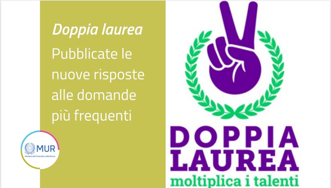Doppia laurea: pubblicate le nuove risposte alle domande più frequenti